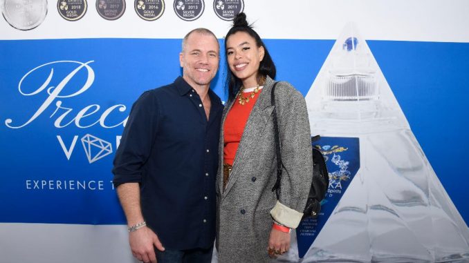 SEAN CARRIGAN WITH PRESENTING SPONSOR PRECIOUS VODKA